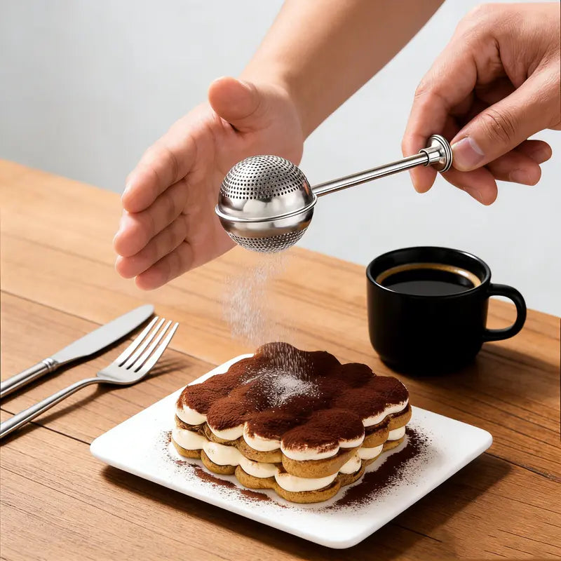 Stainless Steel Flour and Powdered Sugar Duster — product view 3