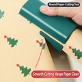 Little Elf Wrapping Paper Cutter – Easy Sliding Gift Wrap Cutting Tool for Fast, Fun & Precise Cutting