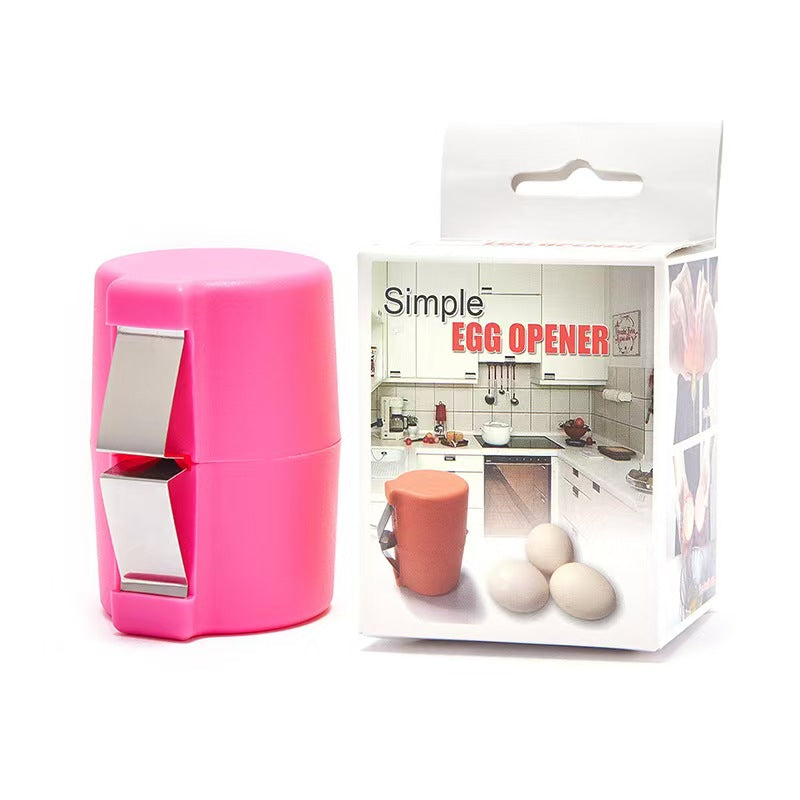Stainless Steel Egg Opener, Easy Egg Cracker for Raw Eggs, Egg Shell Breaker Tool, Quick Egg Opening Gadget for Kitchen, Cooking & Baking