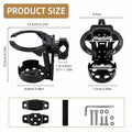 Universal Foldable Bottle Holder – Adjustable Clamp Cup Holder for Bikes, Strollers & More