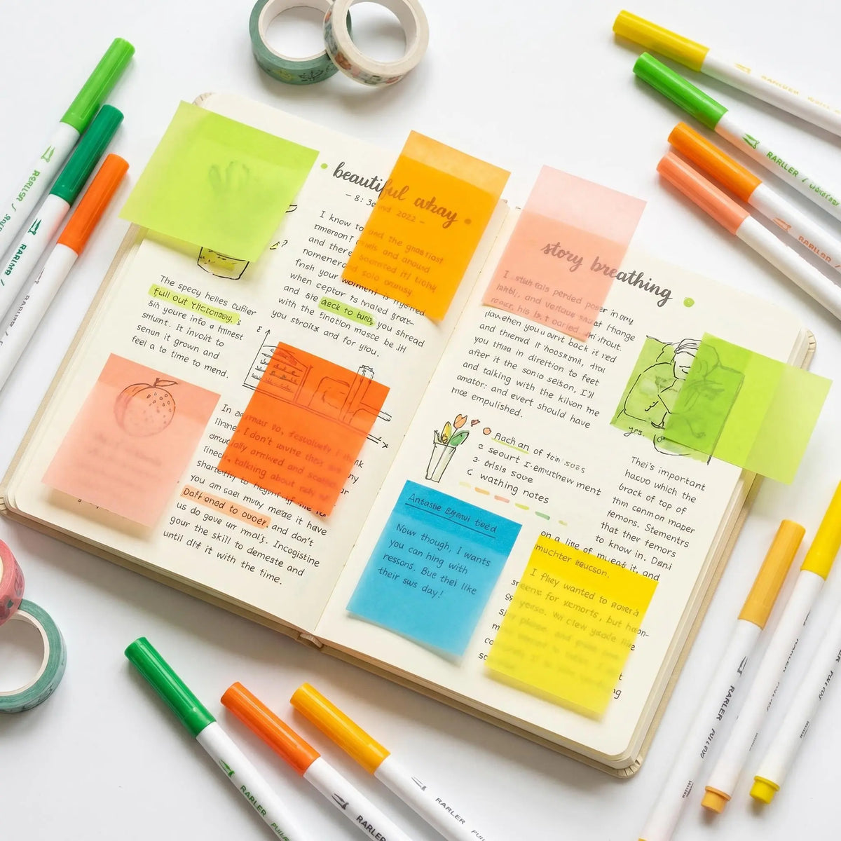 Pull-Out Sticky Notes Set (12 Boxes) — product view 2