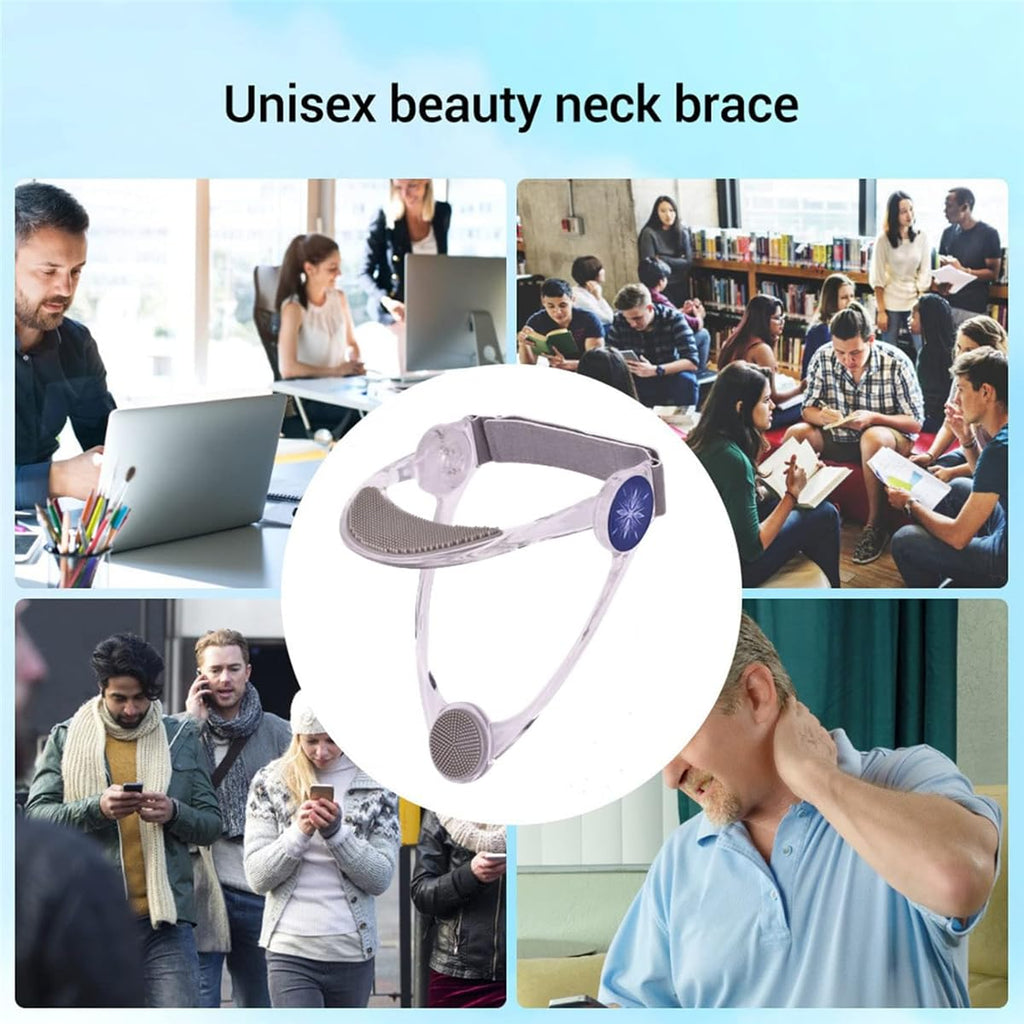 Adjustable Neck Support Brace – Portable Cervical Collar & Neck Traction Stretcher for Posture Support and Pressure Relief