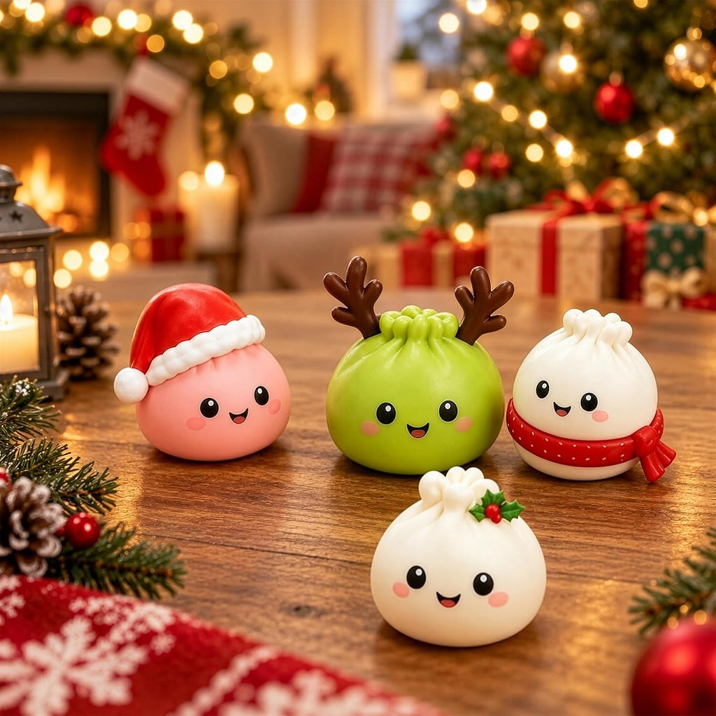 Dumpling Advent Calendar 2026 – Squishy Christmas Countdown Calendar with Cute Surprise Toys