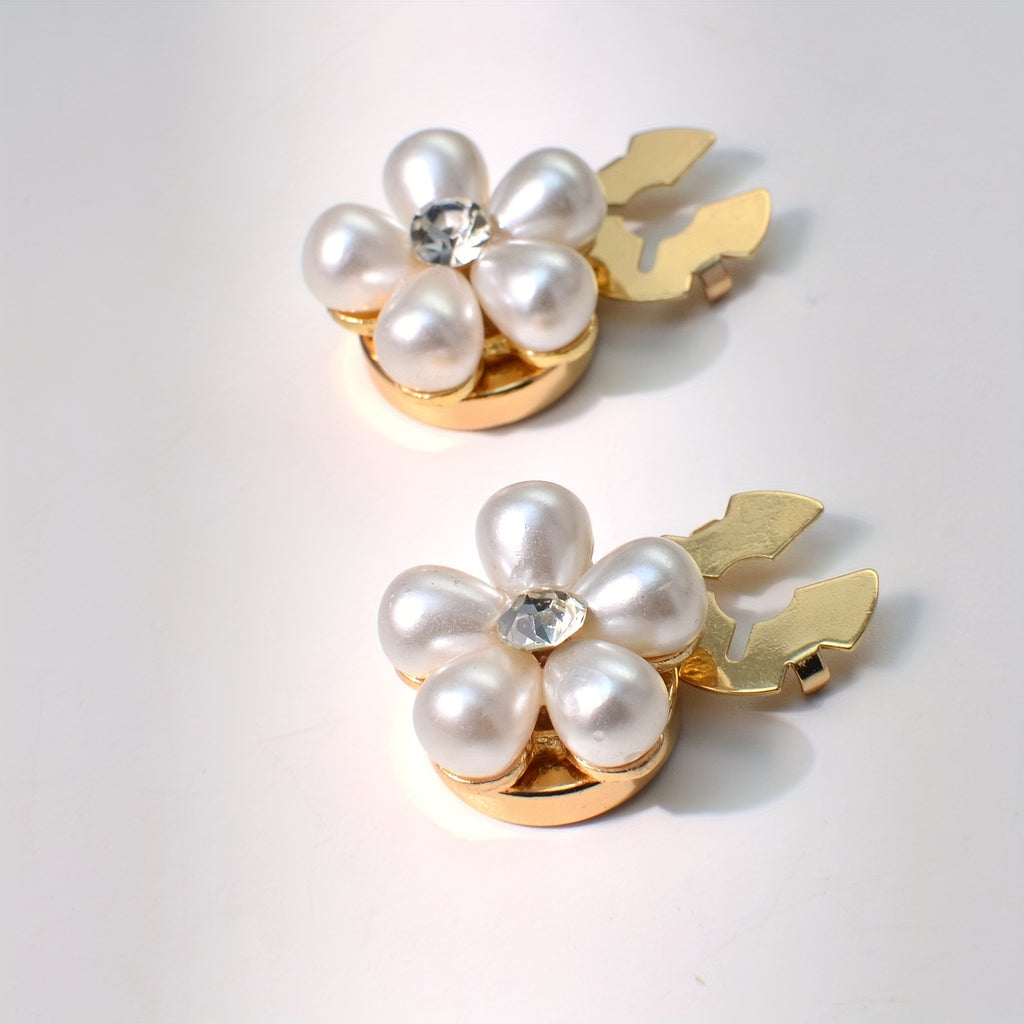 Luxury Five-Petal Flower Button Cover – Elegant Decorative Accessory for Shirts, Dresses & Special Occasions