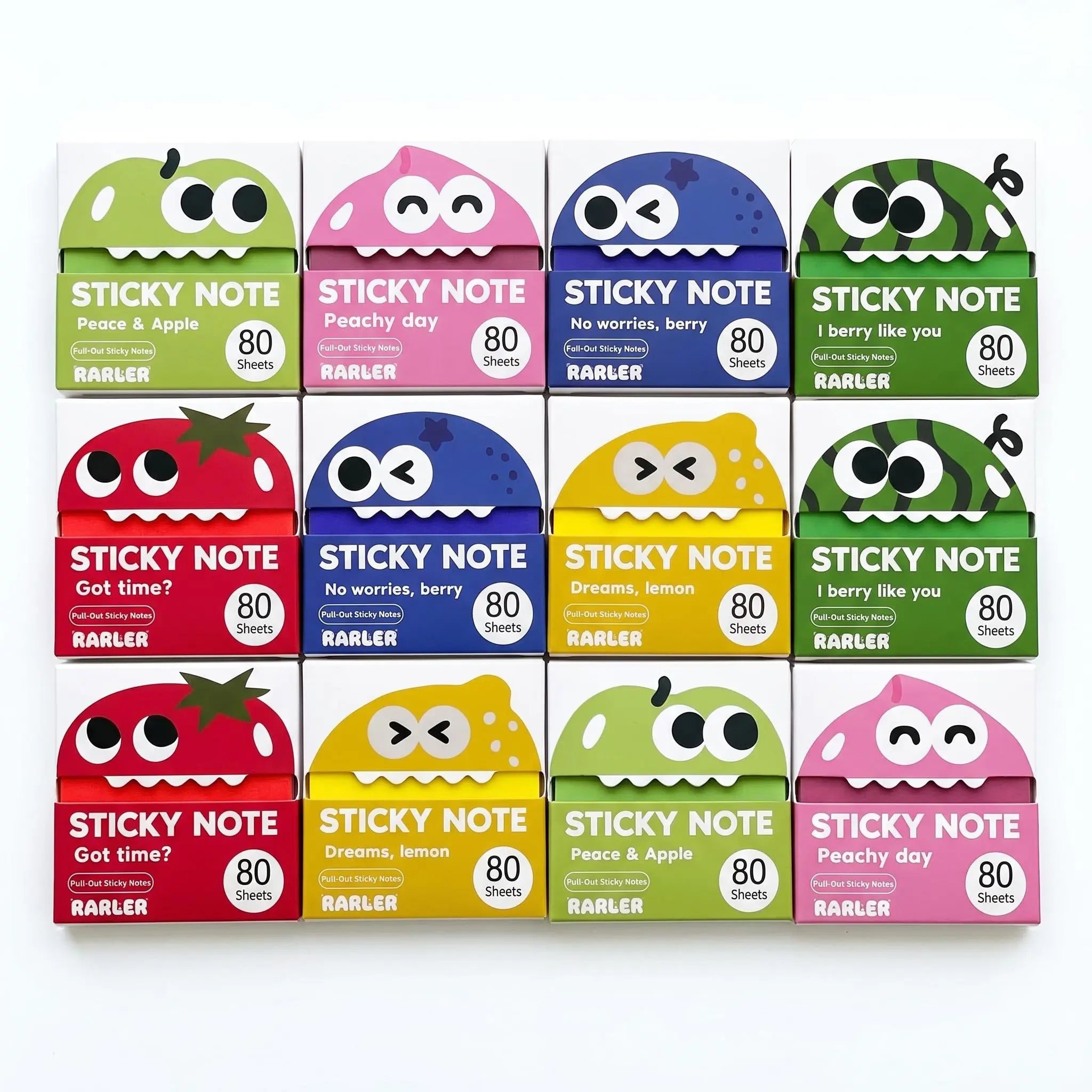 Pull-Out Sticky Notes Set (12 Boxes) — product view 1