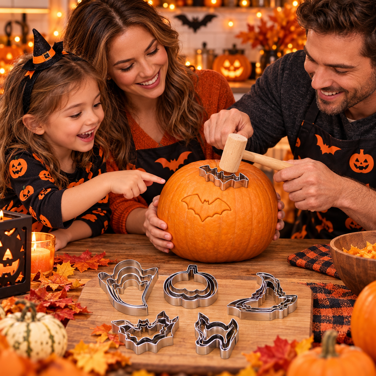 Halloween Pumpkin Decorating Molds – Festive Shapes for Carving, Stamping & DIY Decor