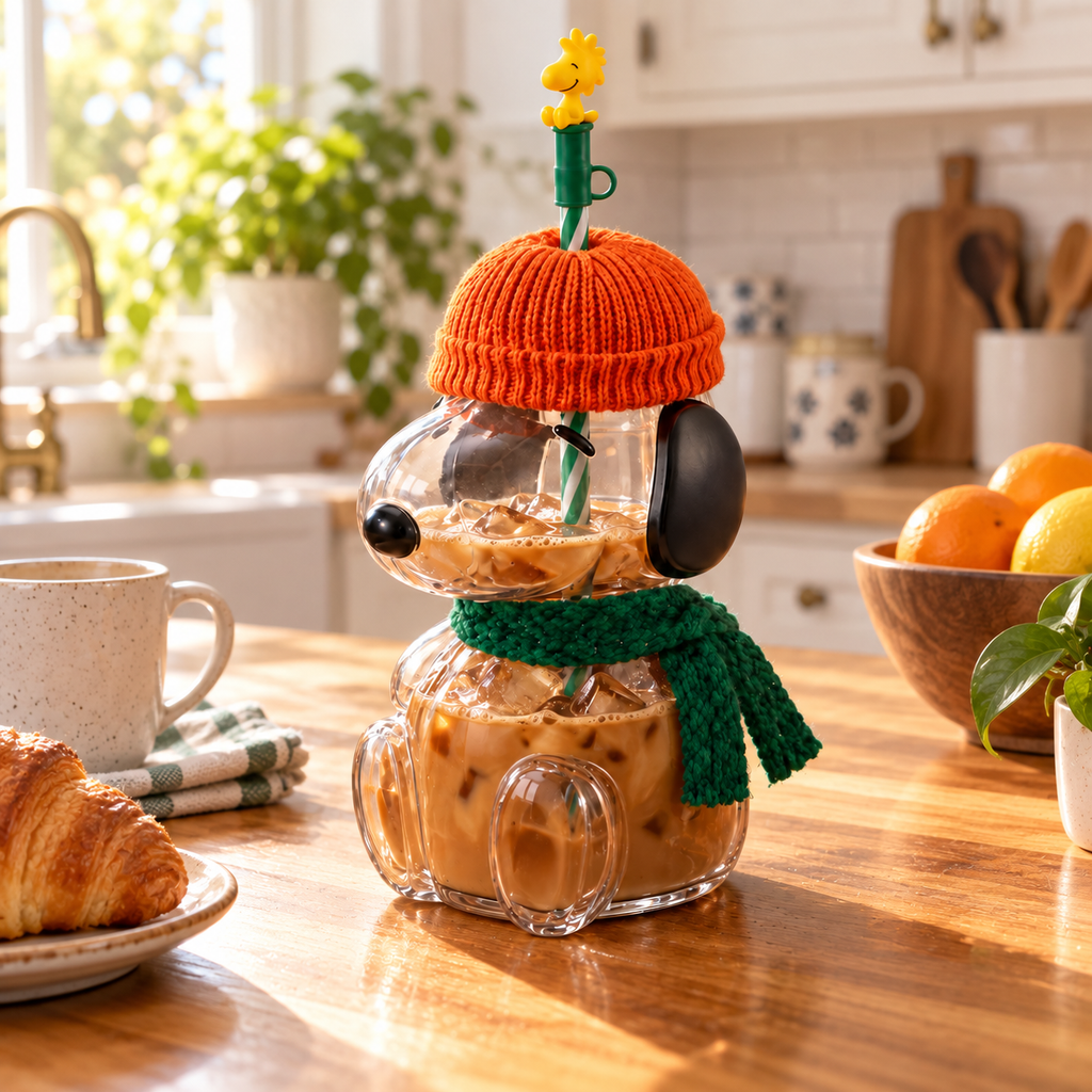 Cute Puppy Glass Cup – Fun Everyday Drinkware for Home, Office & Gifts