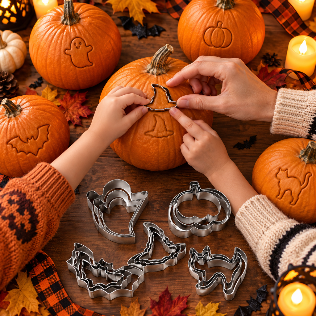 Halloween Pumpkin Decorating Molds – Festive Shapes for Carving, Stamping & DIY Decor