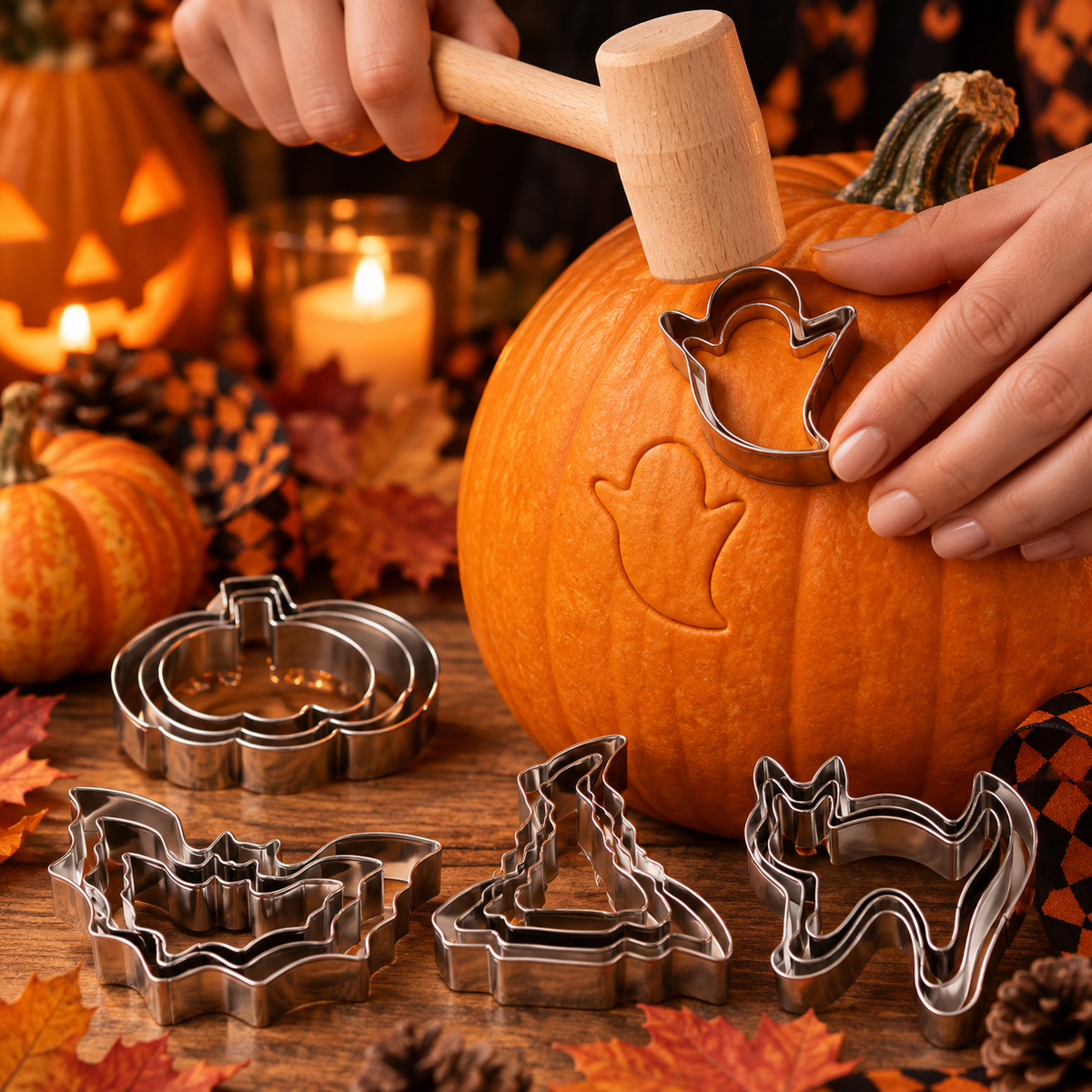 Halloween Pumpkin Decorating Molds – Festive Shapes for Carving, Stamping & DIY Decor