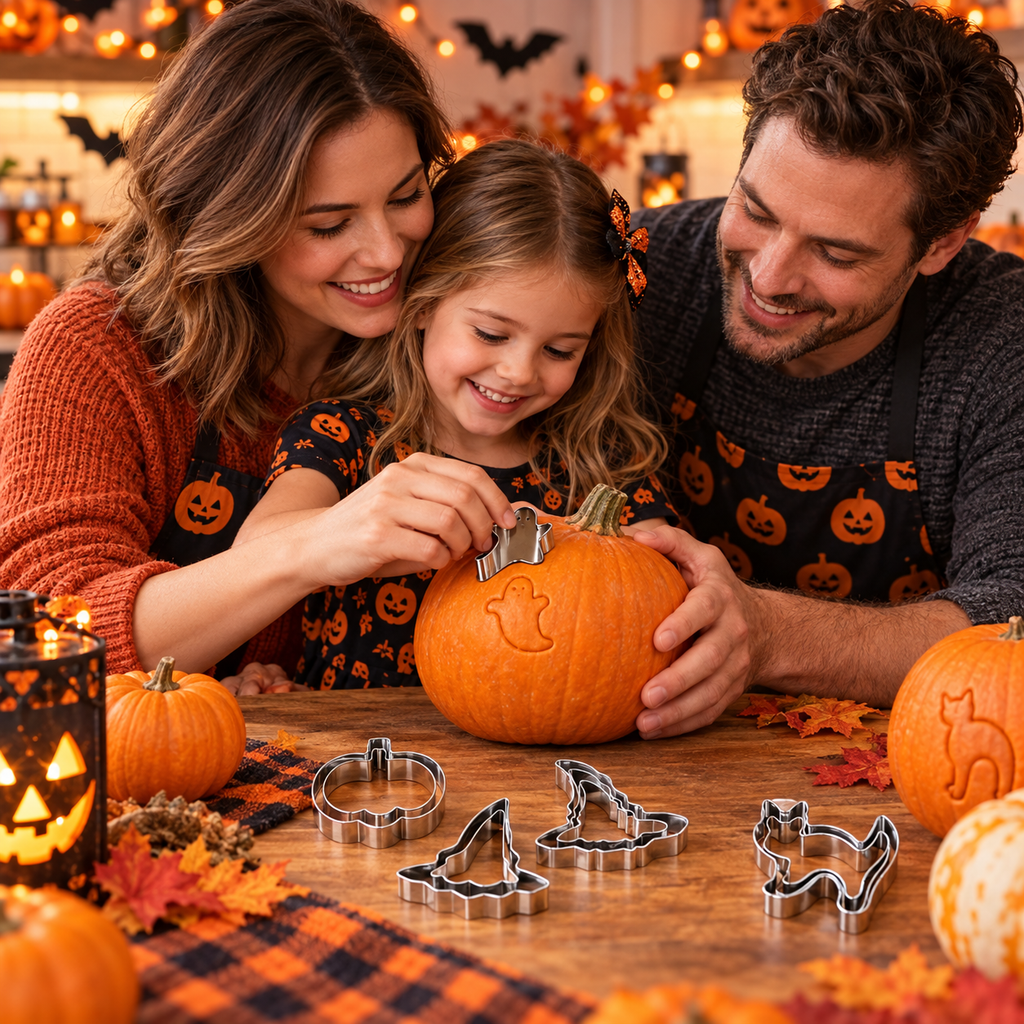 Halloween Pumpkin Decorating Molds – Festive Shapes for Carving, Stamping & DIY Decor