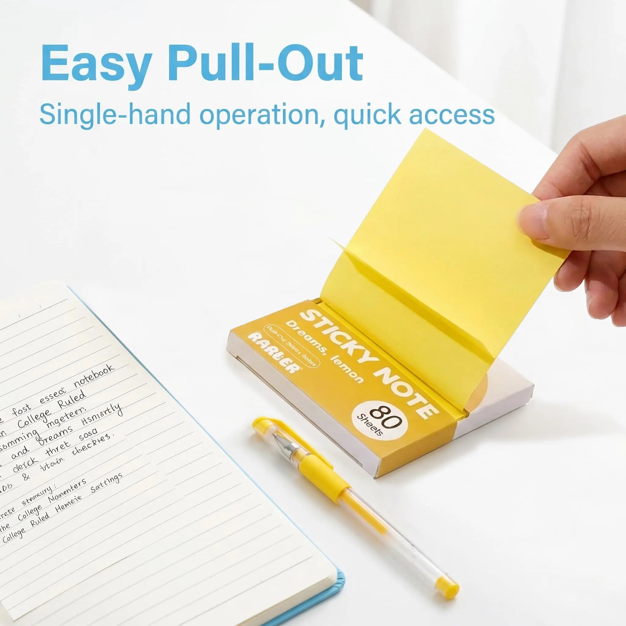 Pull-Out Sticky Notes Set (12 Boxes) — product view 3